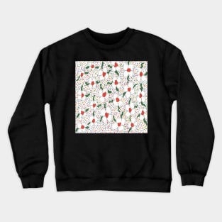 Sweet Classic Floral Pattern Crewneck Sweatshirt